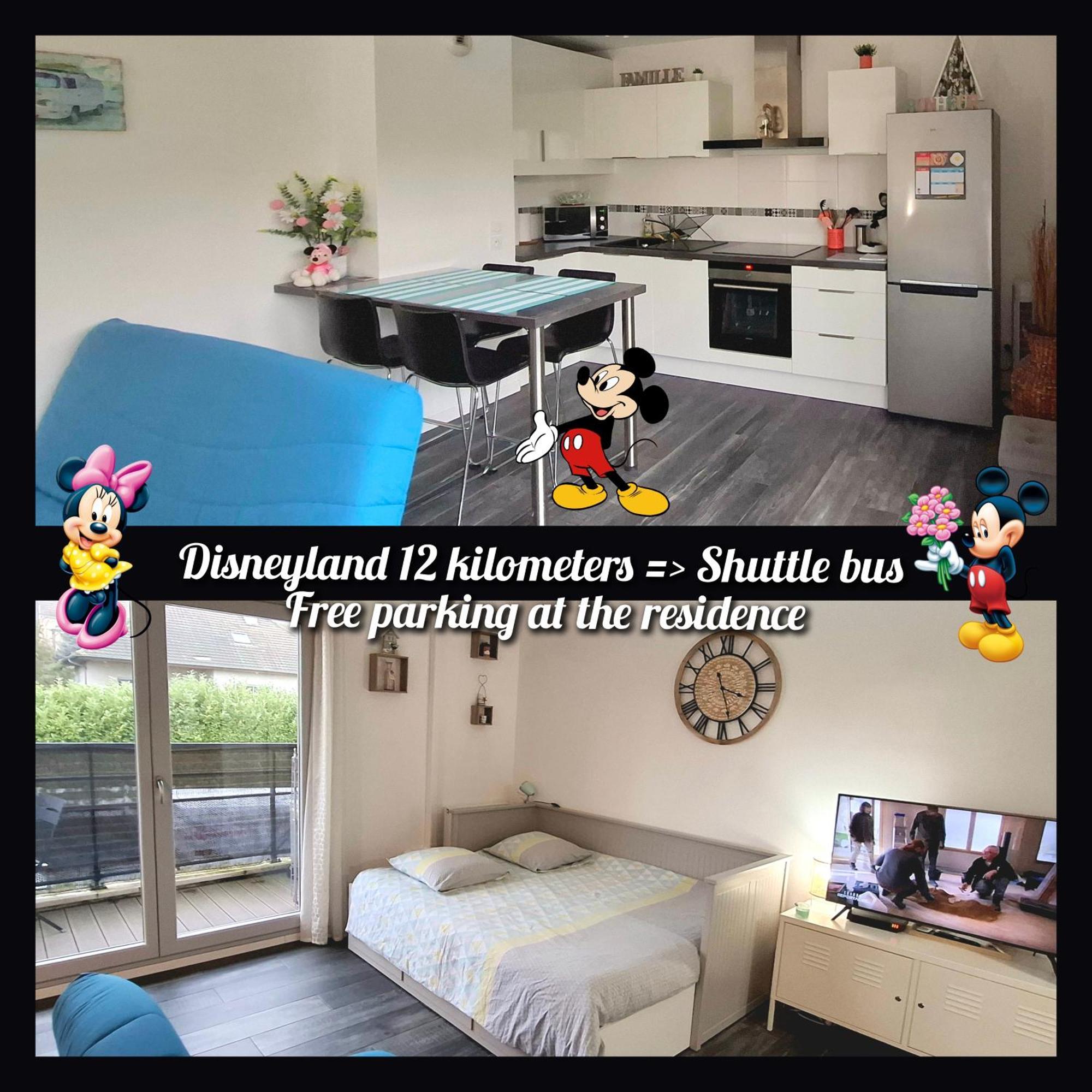Appartement Studio O Fil De L'O A 12 Kilometres De Disneyland Paris Crécy-la-Chapelle Extérieur photo